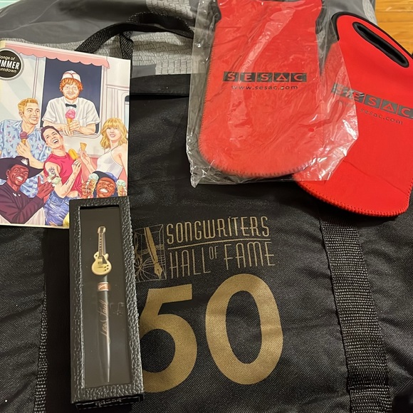 ROCK & Roll 50 Year Songwriter Hall of Fame 2019 Gift Bag Collection 1 NIGHT NEW - Picture 7 of 16